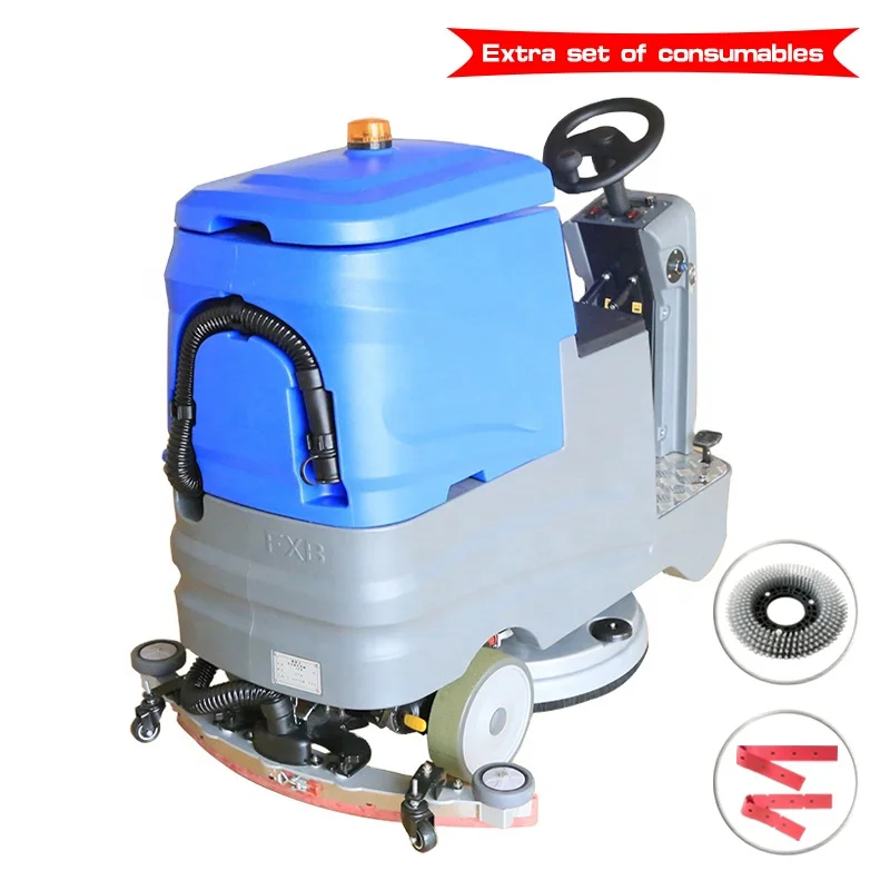 VOL-750 Best Quality Multi Function Ride On Floor Scrubber Single Disc Brushes Floor Cleaning Scrubber