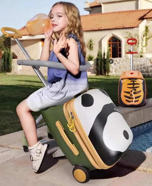 

New M2 Children'S Luggage Can Be Seated 20 Inch Boarding Suitcase Mom'S Travel Storage Suitcase Baby Walking Box Baby Carriage