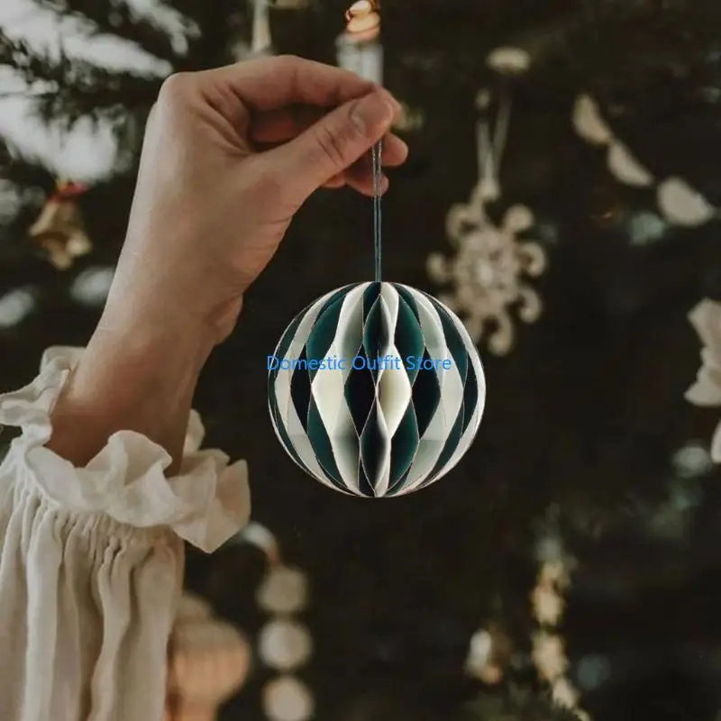 6pcs Circle a nido d'ape decorazione carta per esterni interni usi per feste 68tc 68tc