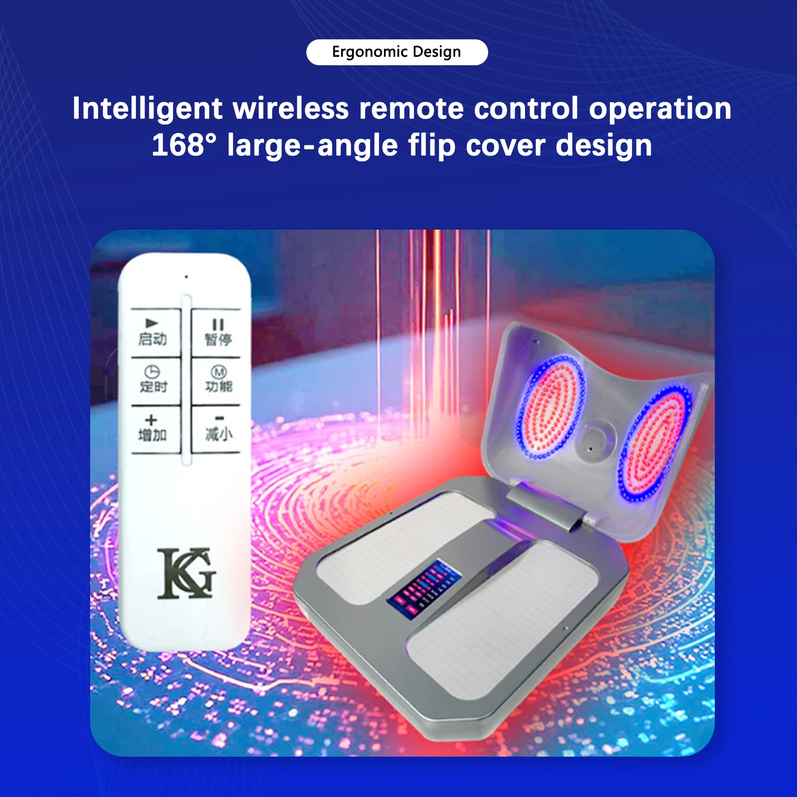 

Terahertz Gyromagnetic Biological Energy Foot Massager with Touch Screen PhysioTec Latest Foot Relaxation Machine for Comfort