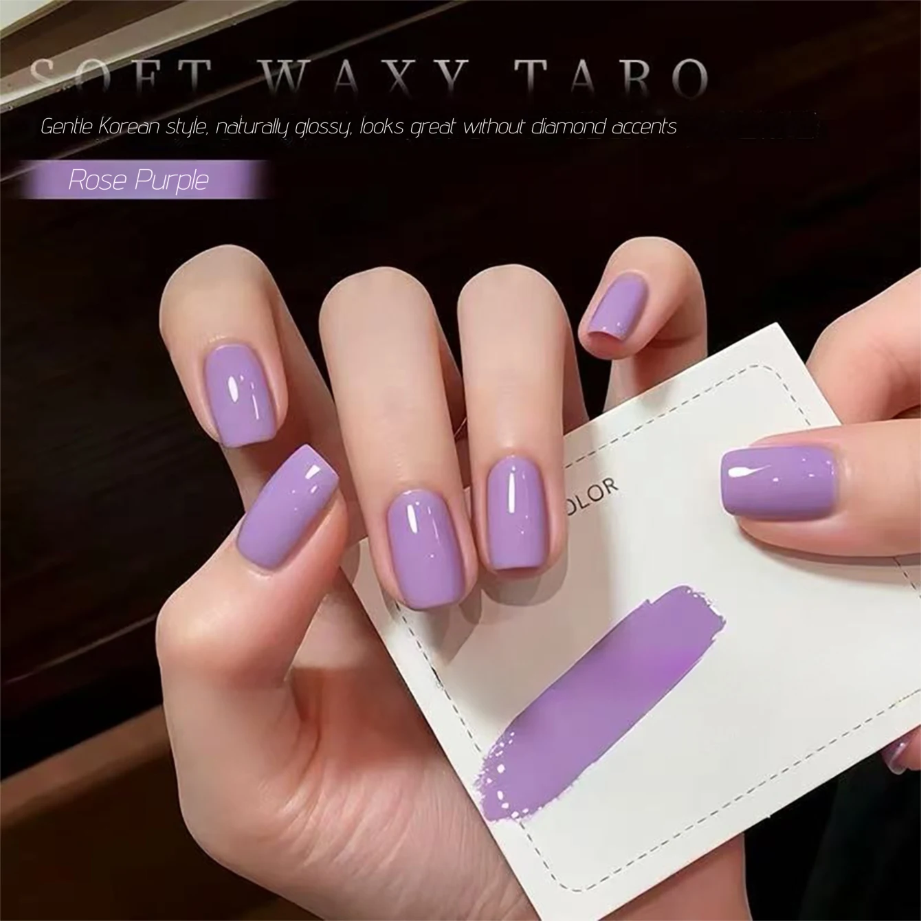 MIANEL Rosy Same-Style Purple Lavender Gel Nail Polish Professional Solid Color LED/UV Gel Nail Art 2026 New Arrival Taro Purple