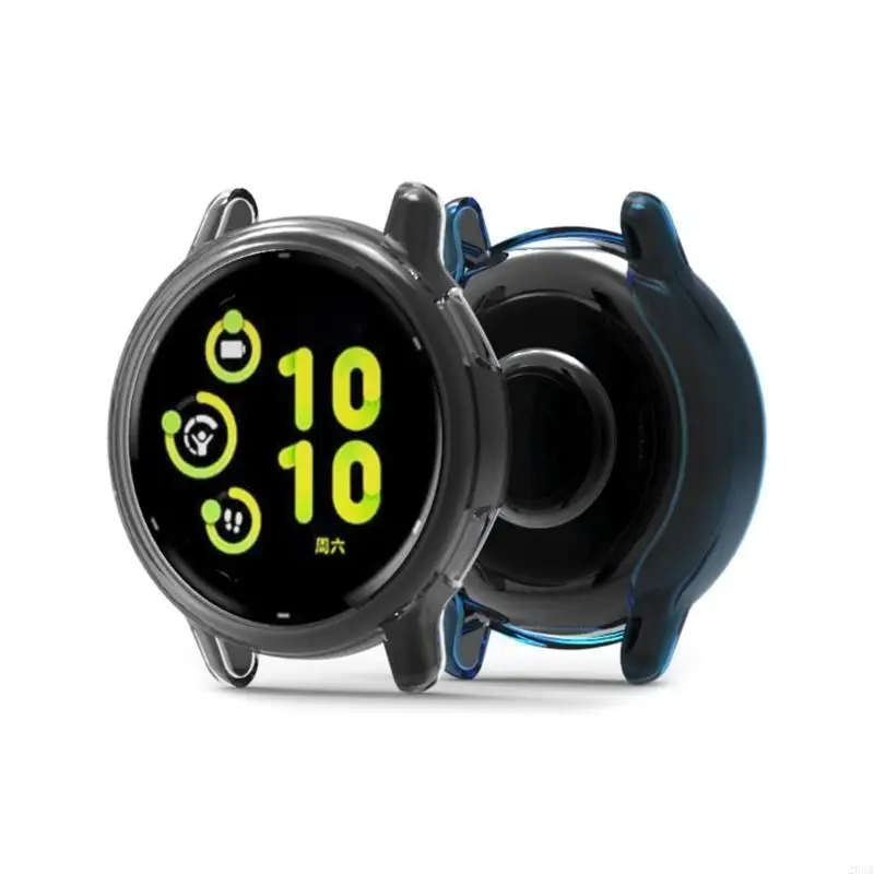 20CB 스크래치 저항성 스마트 워치 안티스트 피 커버 방수 충격 방지 하우징 슬리브 프레임 하프 워핑 된 쉘