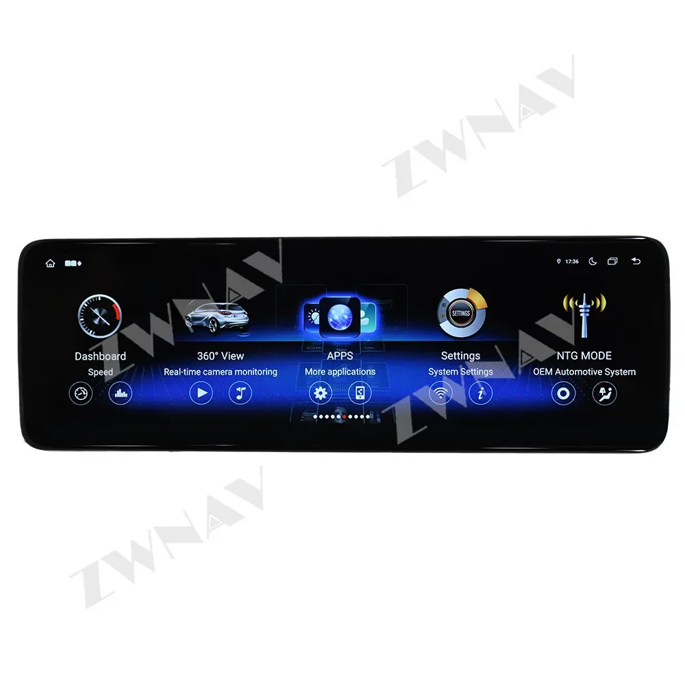 QLED Android 14 Car Radio for Mercedes-Benz GLA A-Class CLA 2016-2018 Wireless CarPlay GPS Navigation Multimedia Stereo