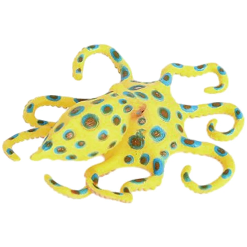 

Marine Animal Model Toys Simulation Figures Octopus Recognition Statue Plastic Desktop Decoration Child Lifelike Figurine