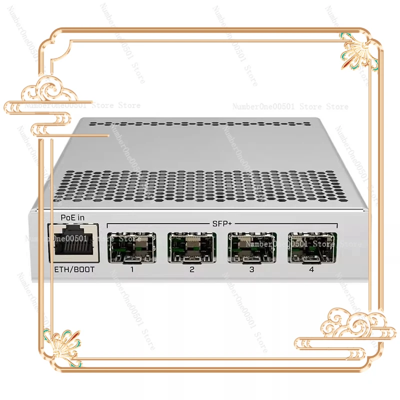 CRS305-1G-4S+IN 10 Gigabit Five Port Intelligent Network Management Switch Metal Redundant Power Supply