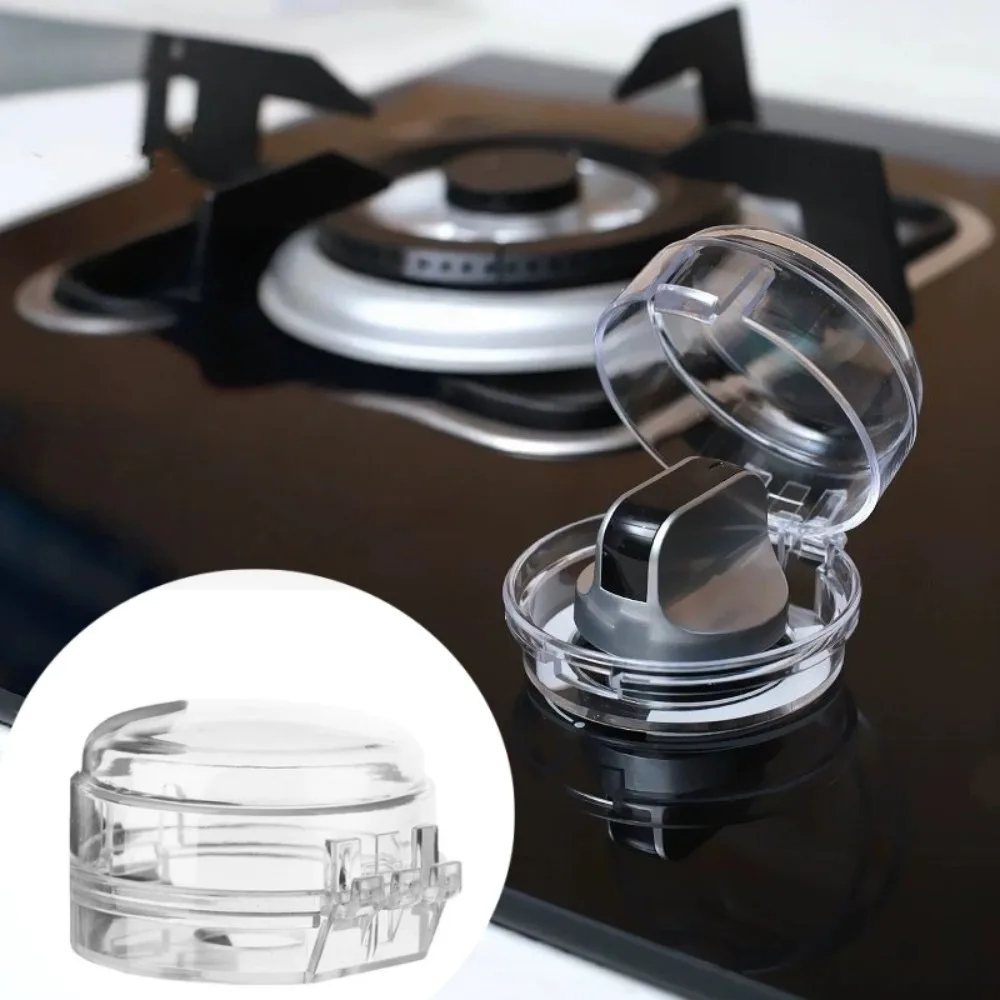 2pc Universal Stove Knob Covers Plastic Oven Switch Protection Part Dust Oil Proof Sleeve Safety Kitchen Stove Knob Switch Cover - view 3