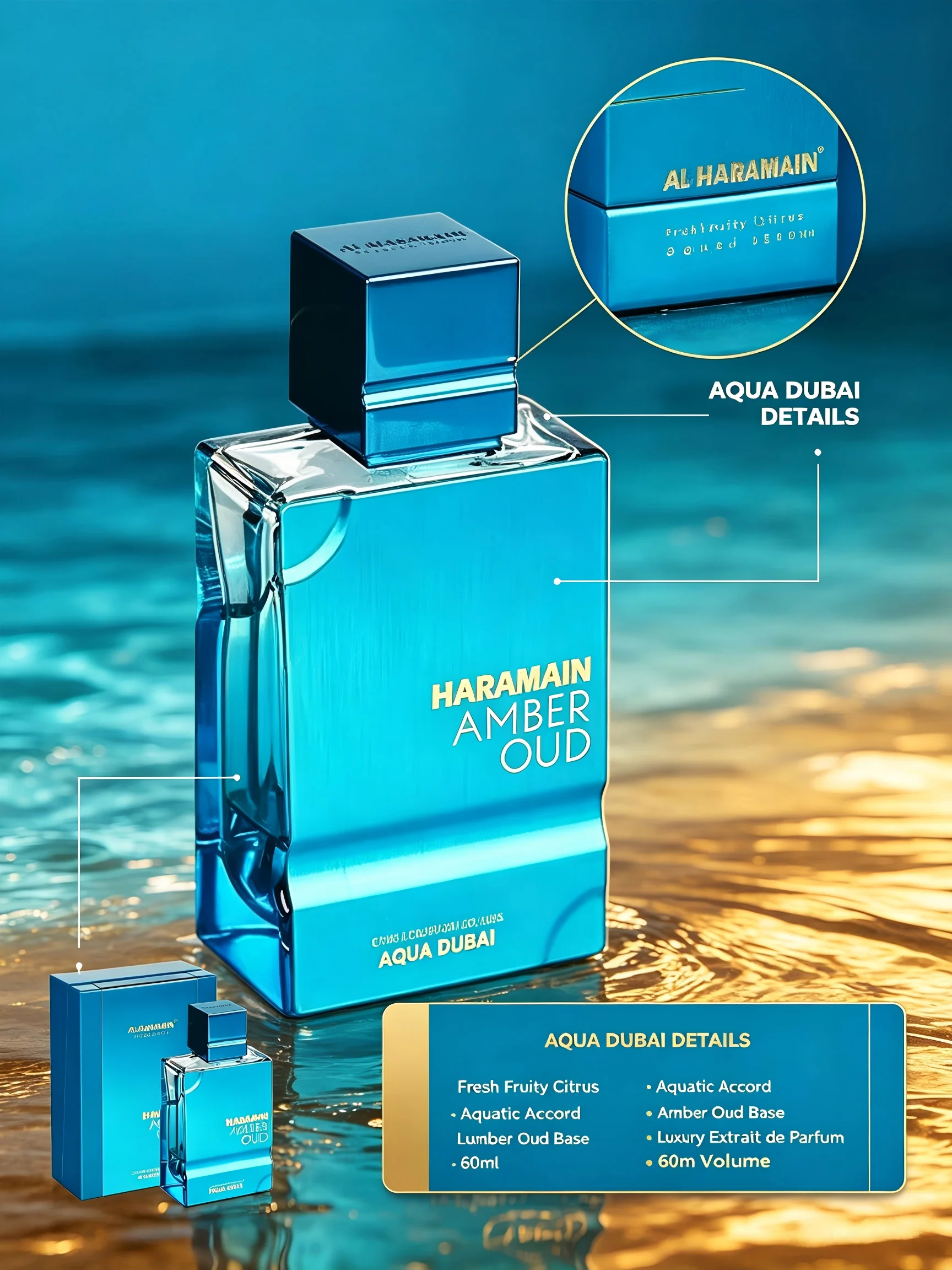 عطر أمبر عود أكوا دبي للجنسين - مراجعة Perfume Aqua Fragrance وسعره