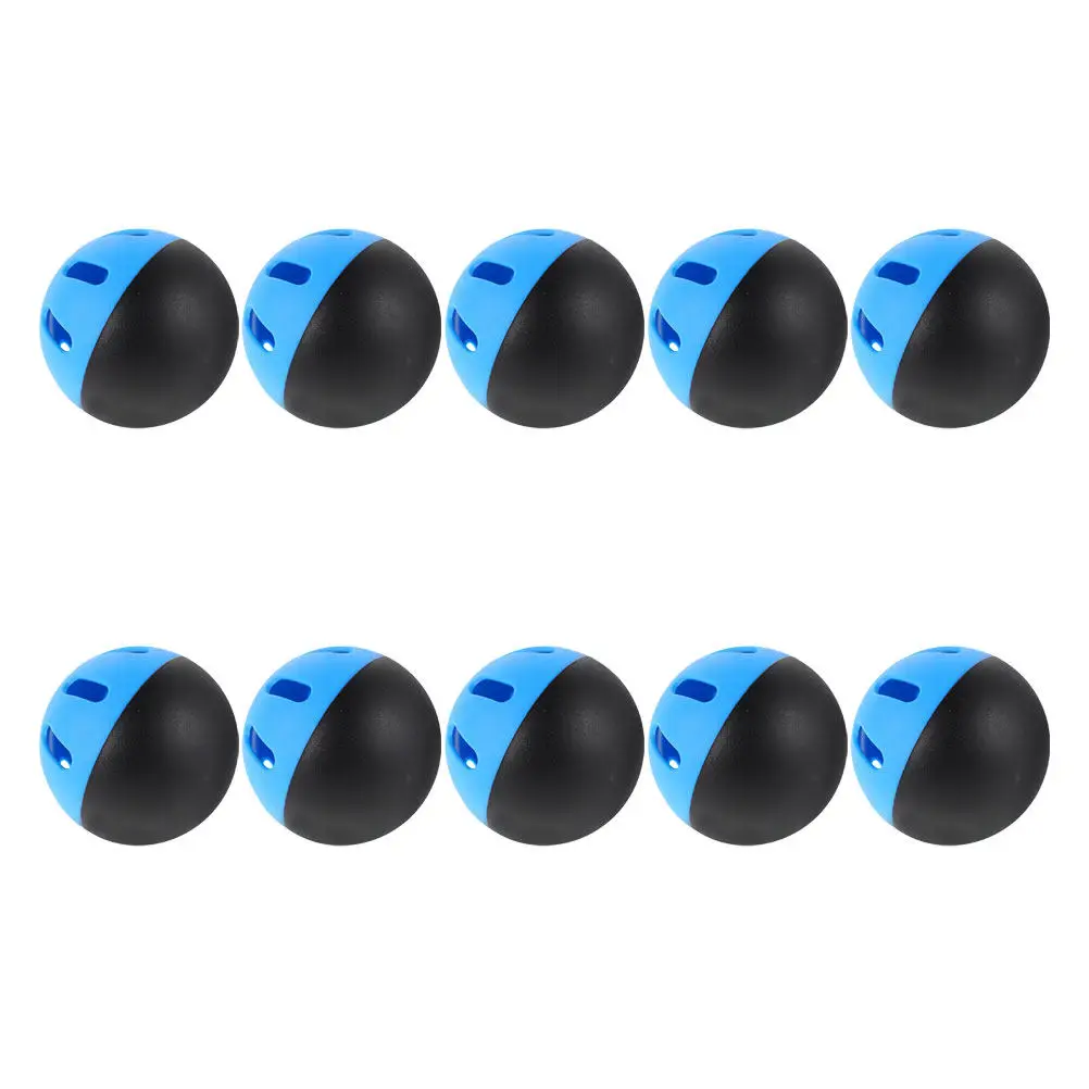 10Pcs Soft Eva Baseball Practice Balls Hollow Perforated Training Balls Lightweight for Indoor Outdoor Batting Practice