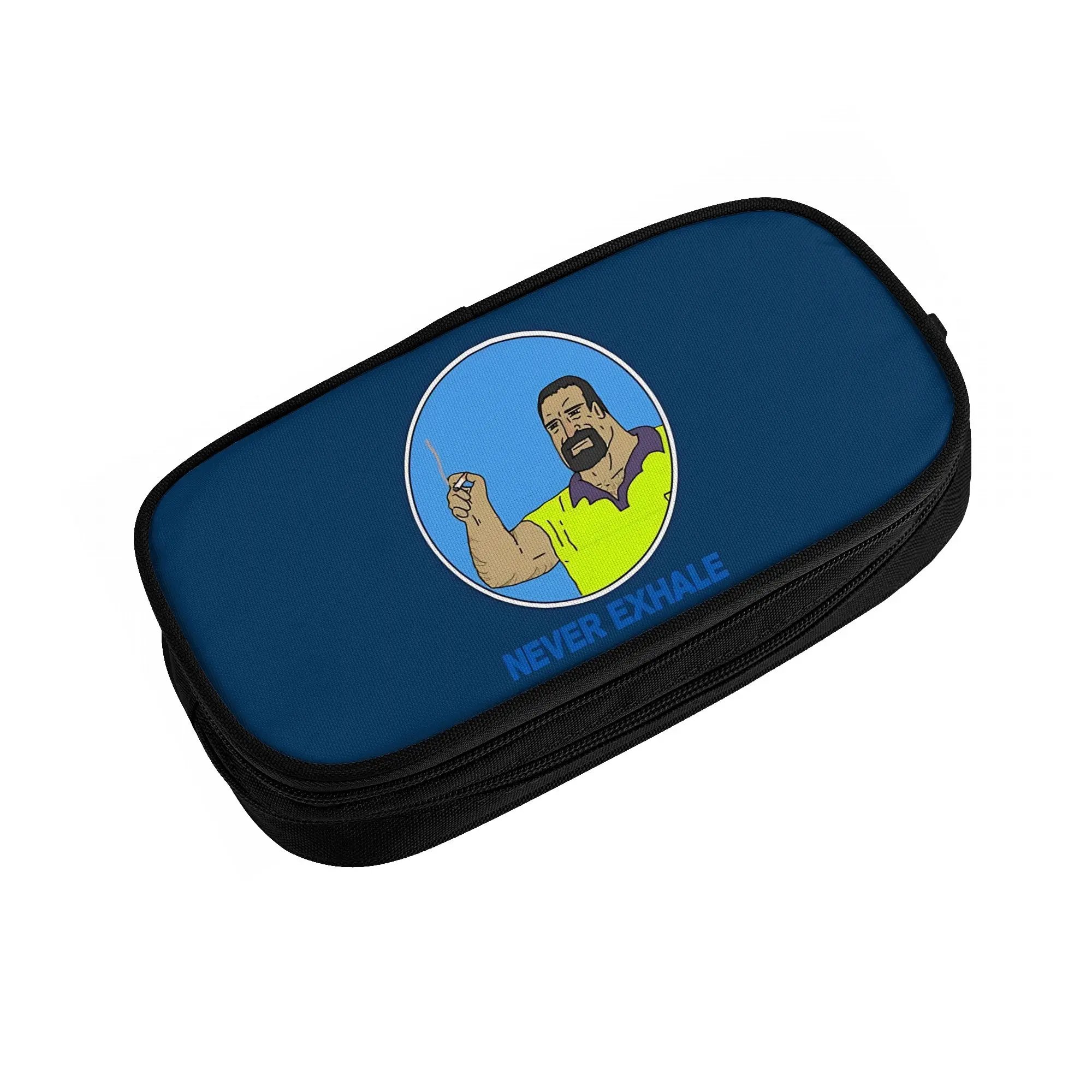 1 piece Lightweight cartoon primate badge Pencil Case Student Pen Bag The Big Lez Show Office Pencil Pouch