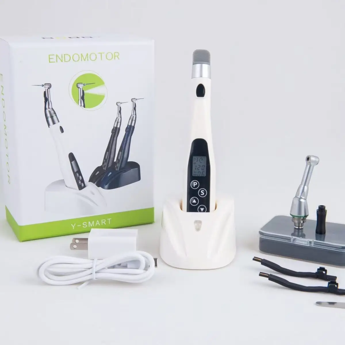 Motor endodóntico LED 16:1 para tratamiento dental inalámbrico, contra-ángulo estándar, instrumento para tratamiento de conducto radicular