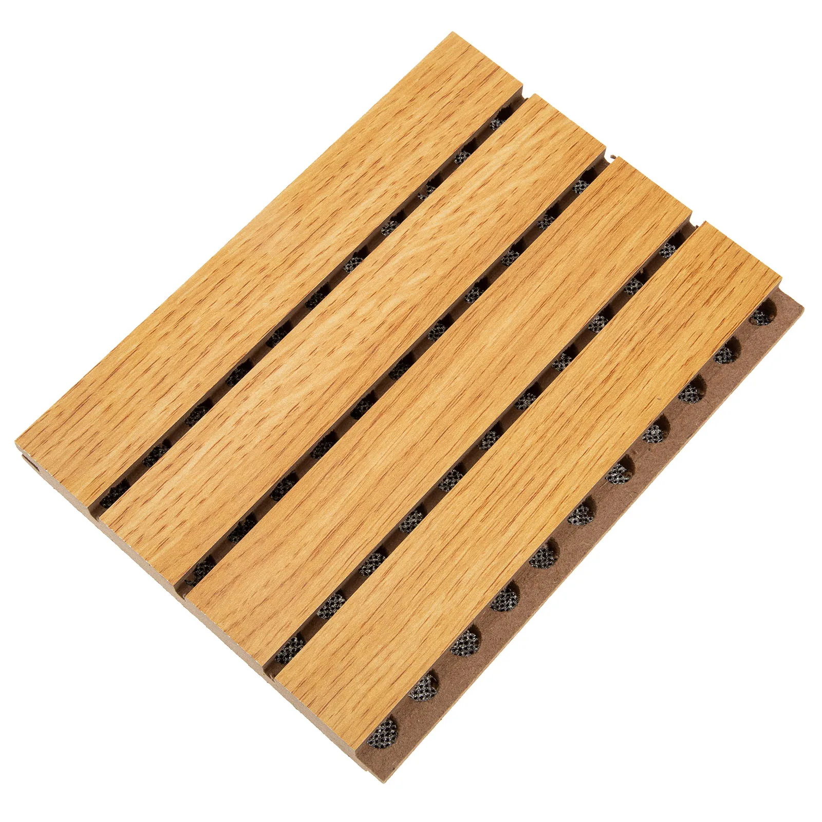 

Wood Perforated Sound Absorbing Board Acoustic Panel Studio Sound Insulation Material Slot Boards Recording