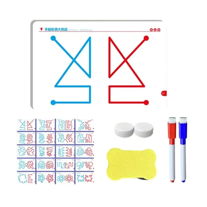 31BA Kids Guided Tracing Board Set with Wipe Clean Card Activities