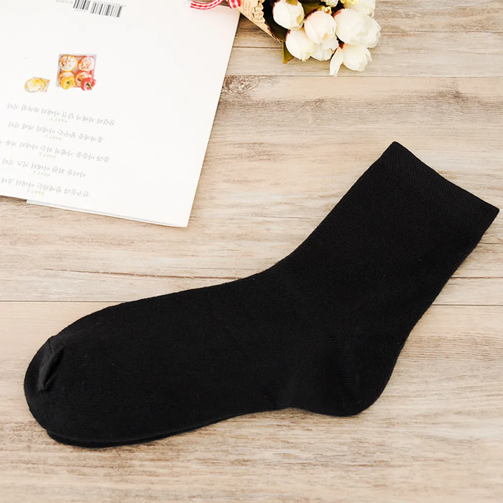 1 Pair Stockings Non-Slip Unisex Stockings Short Stripe Comfortable Solid Color Daily Socks Simple High-End Protection Ankle