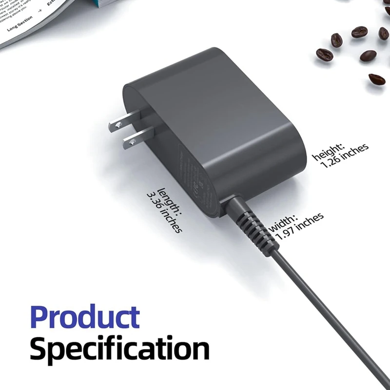 AC66 24V/17V Charger Fit for Dyson DC44 DC35 DC34 DC31 DC30 DC56 DC45 Vacuum Cleaner Power Charging Adapter Cord US Plug