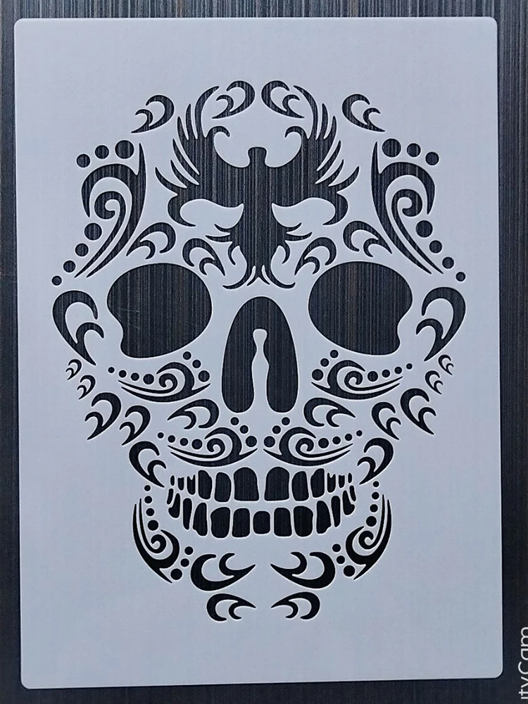Skull Template DIY Layering Stencils