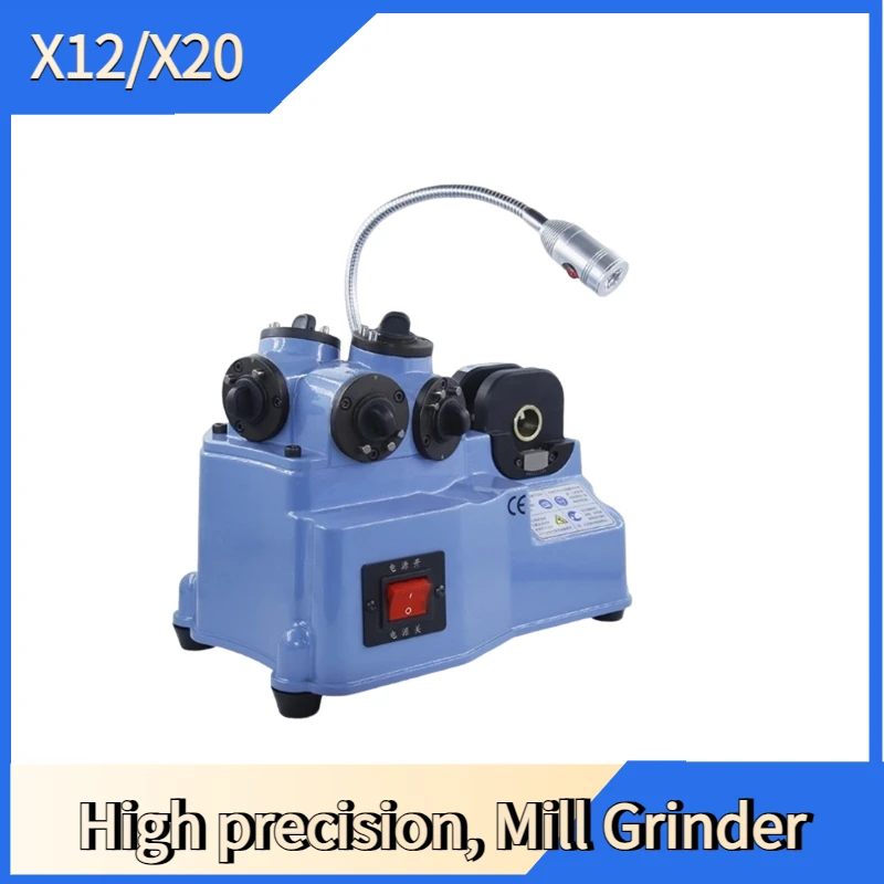 

KZ-X12X20 Milling Cutter Grinder 2-20mm Milling Cutter Automatic Sharpening Machine Alloy Tungsten Steel 2 3 4 Blades