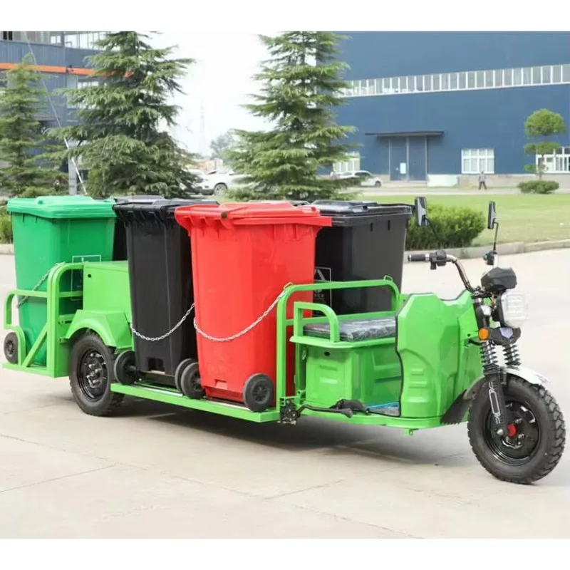 

Energy Electric Three-wheeled Four-barrel Six-barrel Road School City Garbage Garbage Sweeping Transportation Vehicle