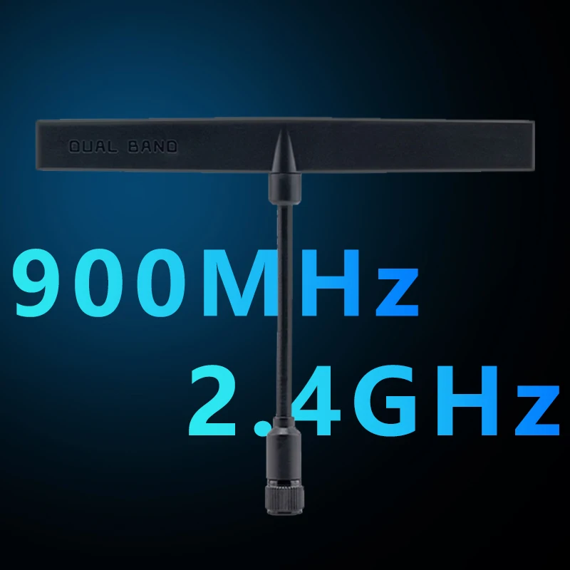 1/2PCS Radiomaster Dual Band Antenna 2.4GHz | 900MHz X-T-Antenna RP-SMA 3dbi For Radiomaster Nomad Gemini Xrossband Module