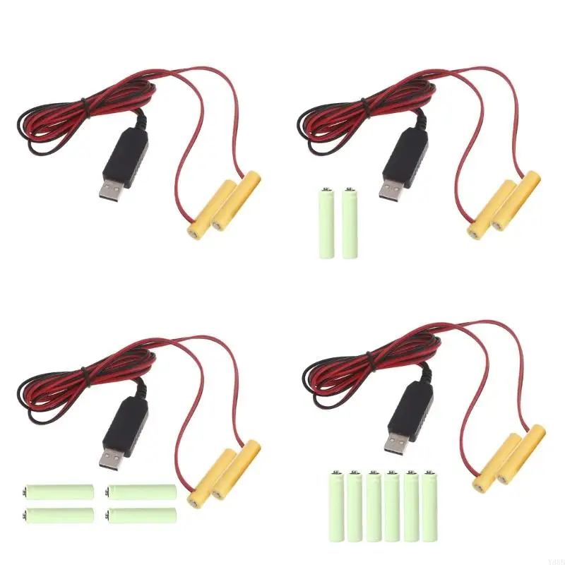 

Y88b фиктивная аккумуляторная кабель USB для LR03 AAA Батарея elminators для светодиодного света