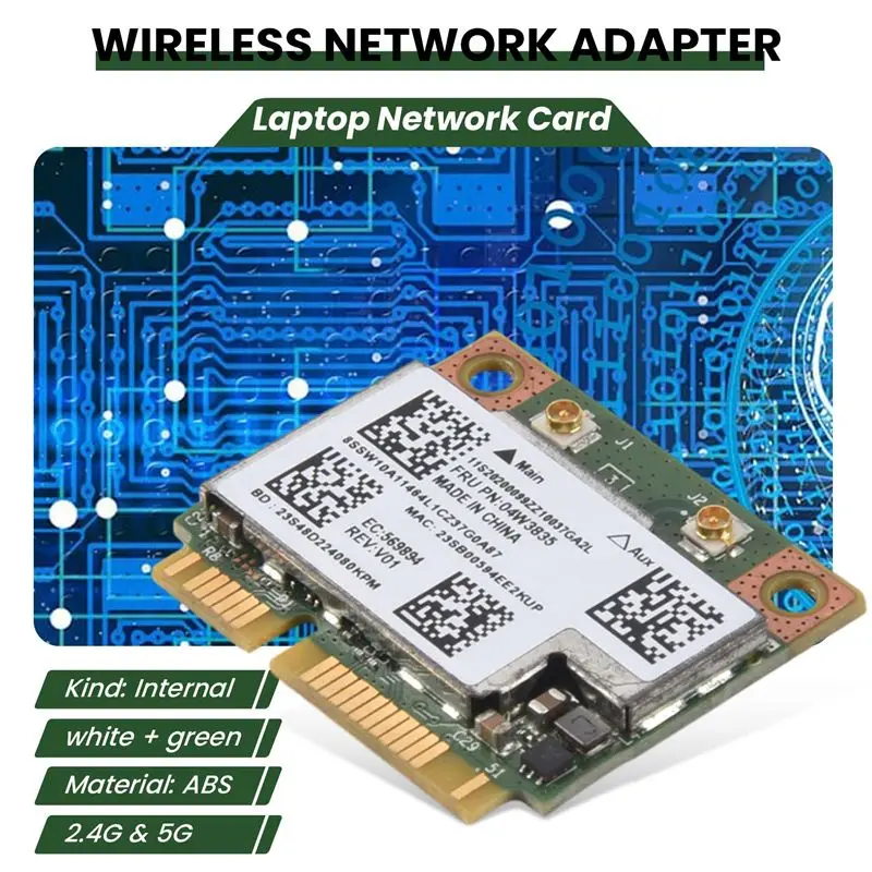 BCM943228HMB 04W3764 WIFI Wireless Bluetooth 4.0 Half MINI PCI-E Card Compact For Lenovo E130 E135 E330 E335 E530 E535 E430 - view 6