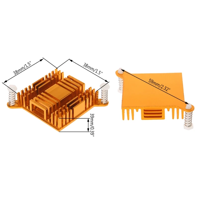 Nhôm Tản Nhiệt Làm Mát Tướng Tản Nhiệt Cho Chip Cầu Bắc Chip Cầu Nam Chipset