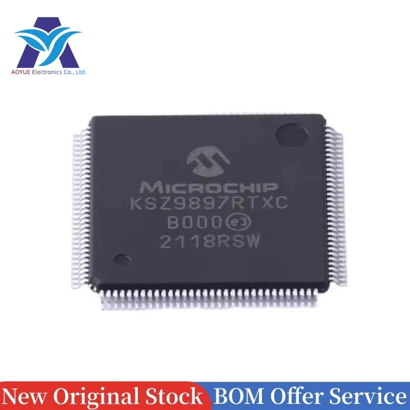 

New Original IN STOCK KSZ9897STXC KSZ9897RTXC KSZ9897STXI KSZ9897RTXI KSZ9897R 7-Port Gigabit Ethernet Switch Chips IC