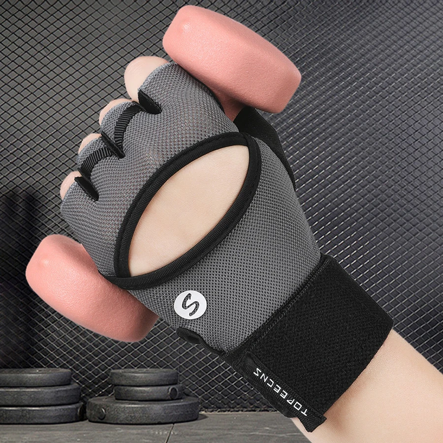 Fitnesshandschuhe, erweiterte Outdoor-Armbänder für Männer und Frauen, Fitnessschutz, Radfahren, Reckstange, Anti-Rutsch-Übungen,