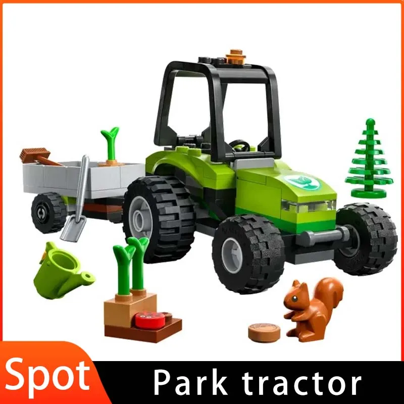 

Compatible Brands Brick Sets City Series Building Blocks Park Tractor Garden Transporter Car MOC Toys for Kids Gift