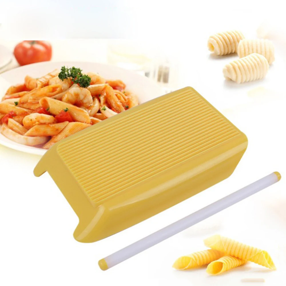Macarrão nhoque maker macarrão de plástico placa macarrão macarrão rolo pino bebê suplemento alimentar moldes manual ferramenta cozinha