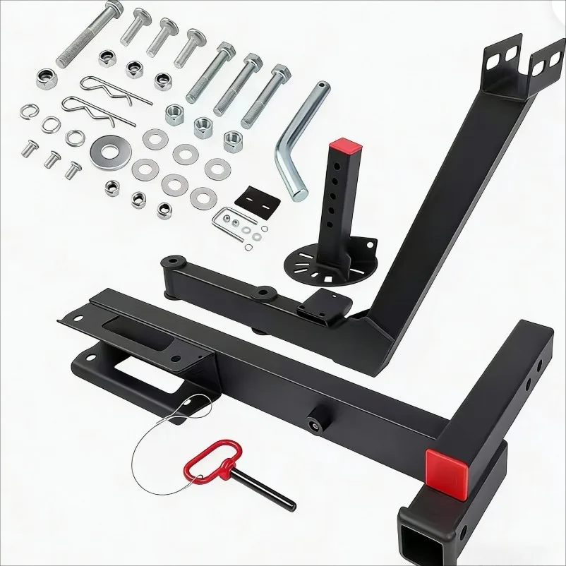 Foldable Spare Tire Carrier Hitch Spare Tire Mount for SUV RV