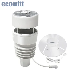 Ecowitt GW2001 Wittboy Stacja pogodowa, zawiera bramkę Wi-Fi GW2000 IoT i zewnętrzny czujnik pogody WS90 7-w-1 zasilany energią słoneczną
