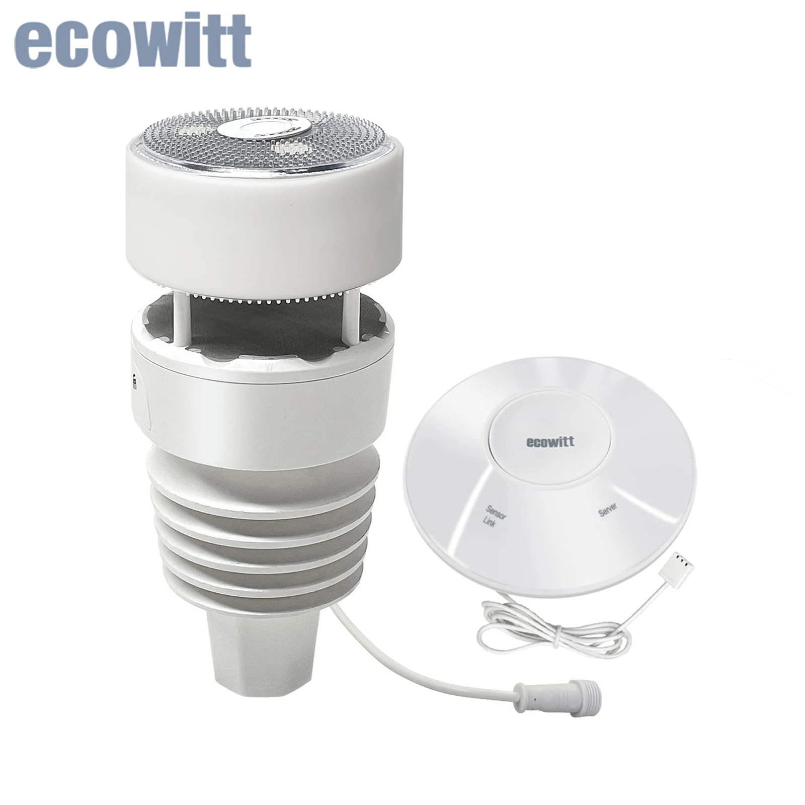 Ecowitt GW2001 Wittboy Weather Station, Includes GW2000 IoT Wi-Fi Gateway and WS90 7-in-1 Outdoor Solar Powered Weather Sensor