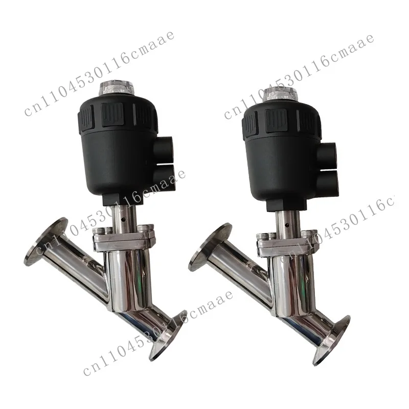 Suitable for quick-loading angle seat valve 304 quick-loading angle valve Steam valve Plastic head 6 minutes normally closed