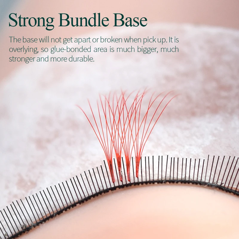 Song Lashes Eyelash Extension Supplies 6D Promade Loose Fans Color Lashes C D Curl Soft Pointy Base