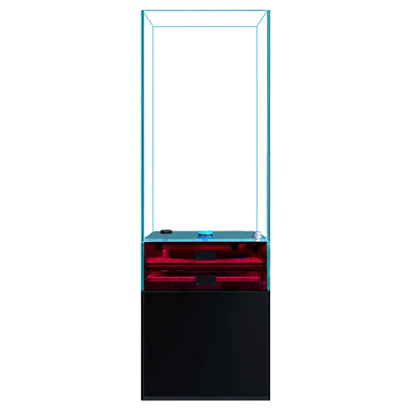 Floor-to-ceiling Cabinet Living Room Ornamental Fish Tank Filtration and Oxygen Production Machine, A Full Set of Water-free