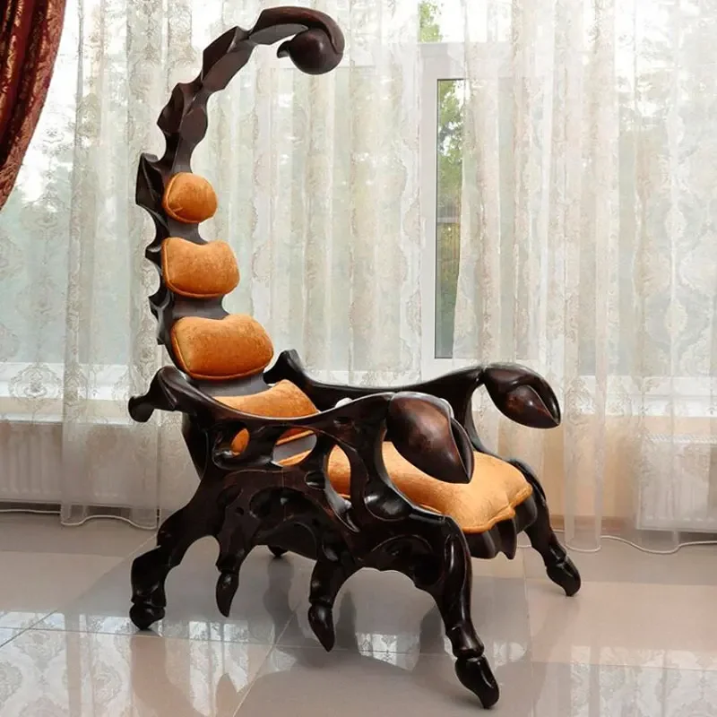 Designer Chair Model Room Creative Frp Scorpion Chair Hotel Villa Personality Recliner Fashion Furniture: Chair