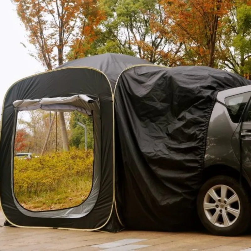 Self-Driving SUV Outdoor Camping Tent with  Pop-Up Anti-Mosquito Sunshade Oxford Fabric One Bedroom Structure for Tours