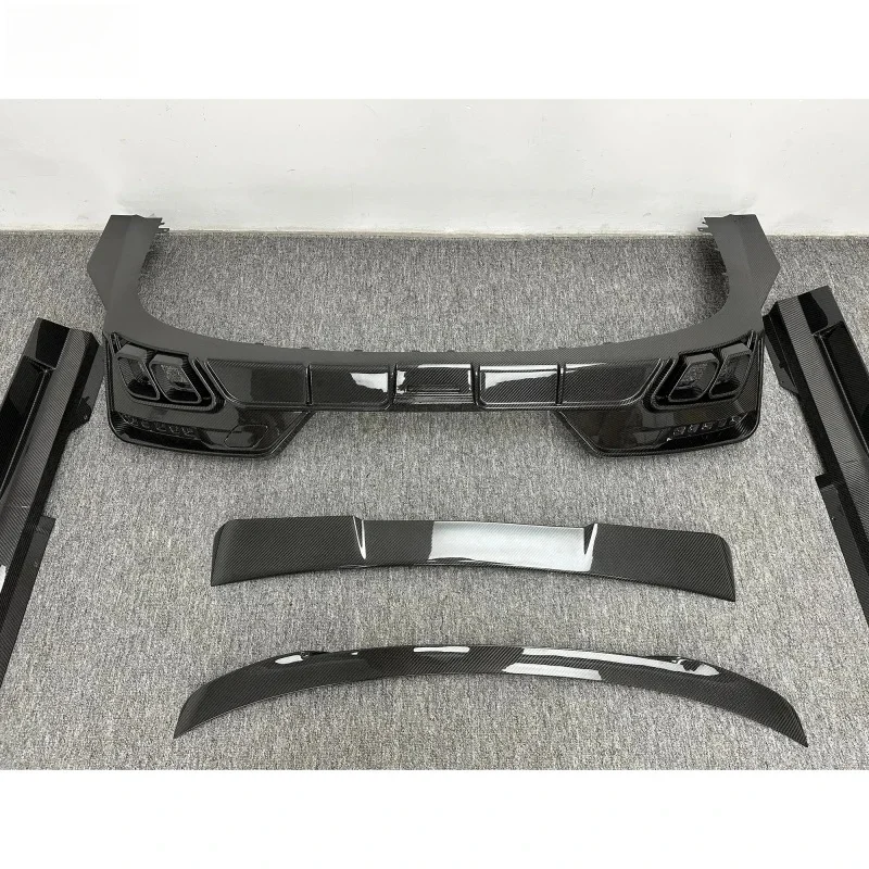 Front Bumper Premium Car Accsori MSY Style Dry Carbon Fiber Body Kits Seri G - Diffuser Spoiler Mirror Cover S Durle