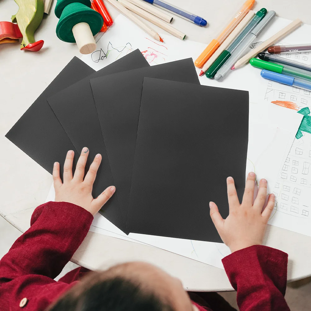 6Pcs Magnetic Dry Erase Chalkboard Sheets Reusable Small Whiteboards for Fridge Refrigerator Household Organization Board