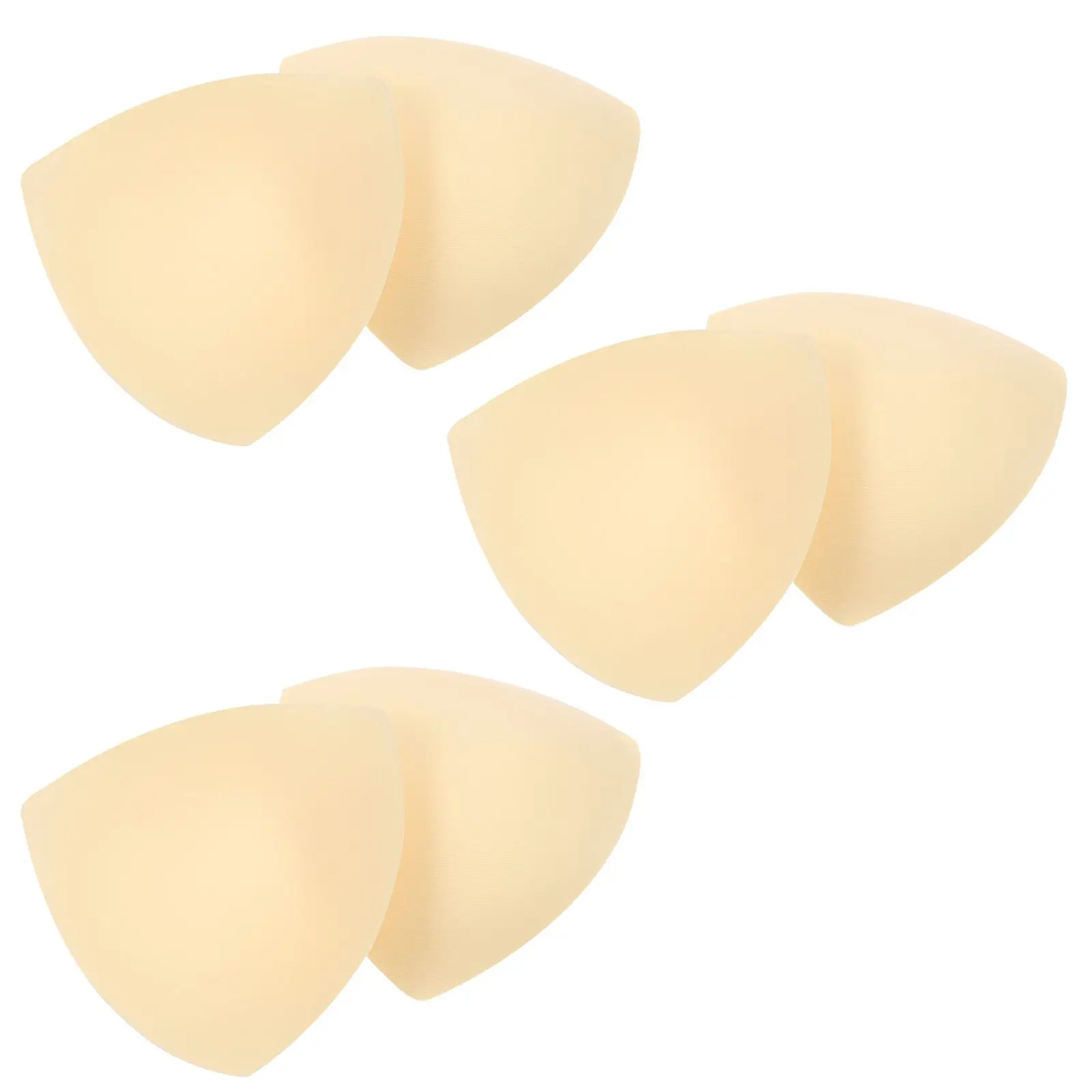 3 Pairs Swimwear for Women Wireless Bra Pad Inserts Swimsuits Padding Bras Bathing Sport Pads Breast Sports Miss