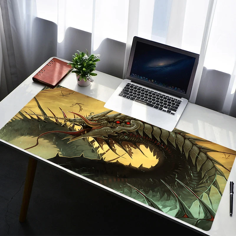 

Mouse Pad PC Non Slip Rubber Cartoon HD Mousepad Laptop Gamer Cabinet Keyboard Pad Office Dragon Computer Gaming Desk Mouse Mat
