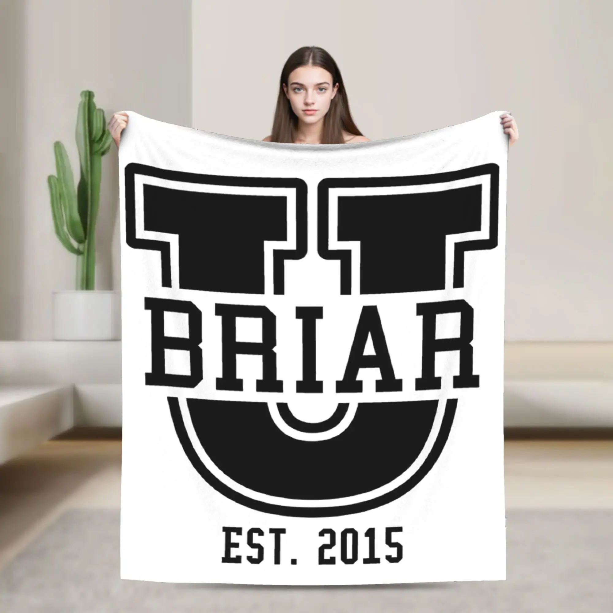 Briar U Off Campus Knitted Blankets  Flannel Throw Blanket Summer Air Conditioning Decoration Soft Warm Bedsprea,