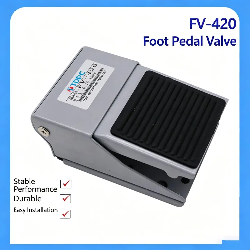 Pneumatic Valve 4F210-08 FV-02  FV320 FV420 ST-402 PT1/4 Foot Switch Cylinder Air Exchange Directional Control Valve Tool