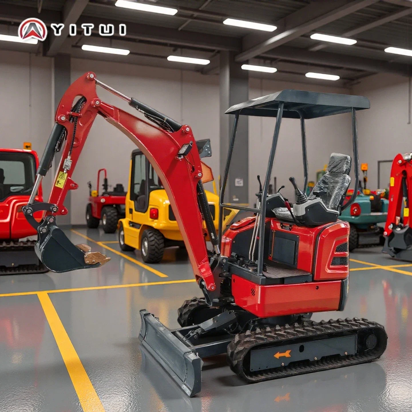 

Hot New Mini Excavator Model Factory Shipment Hydraulic Epa/Euro 5 Engine Crawler 1.5 Tons Mini Digger Customized