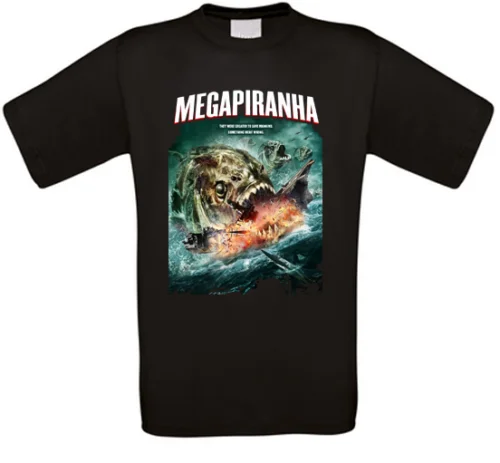 Megapiranha Sharknado Cult Movie T-Shirt