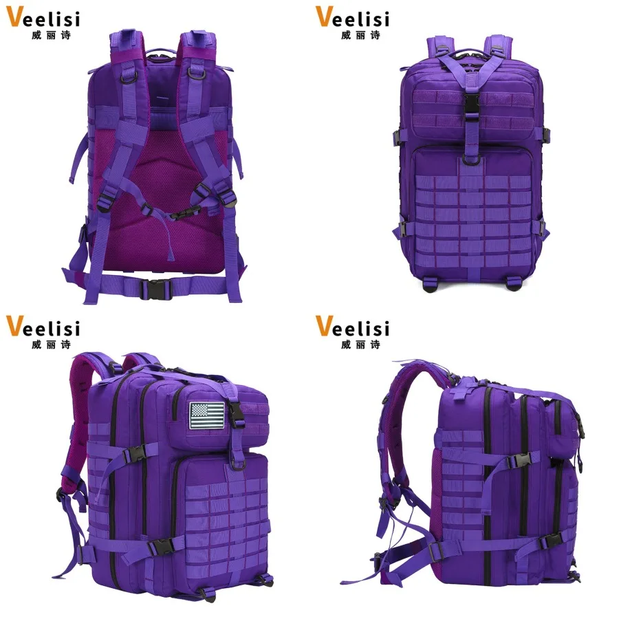 

【New style】Outdoor camouflage sports backpack large-capacity mountain climbing travel men's backpack multifunctional 3P tactica