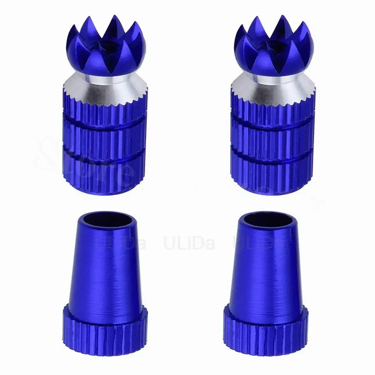 2 pz alluminio RC Rocker Head M3 3mm M4 trasmettitore Gimbal Sticks Ends per JR Futaba / FrSky / DX6i DX7S DX8 DX9 Taranis