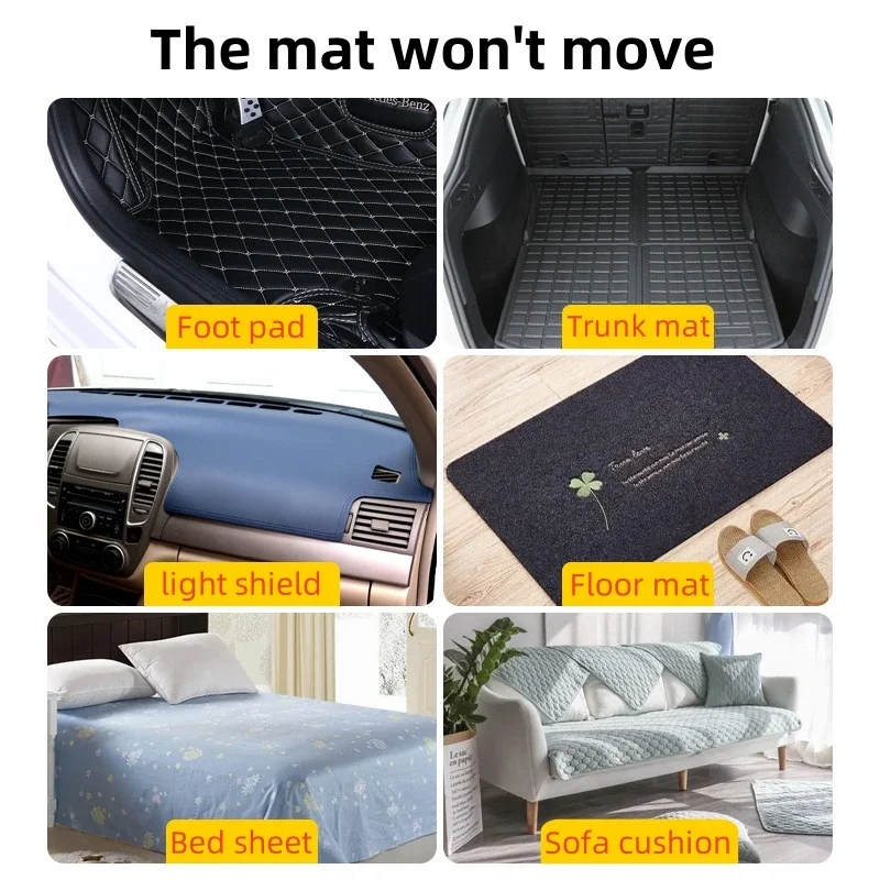 Home mat Carpet Fixing Stickers Double Faced High Adhesive Car Carpet Fixed Patches Home Floor Foot Mats Anti Skid Grip Tapes