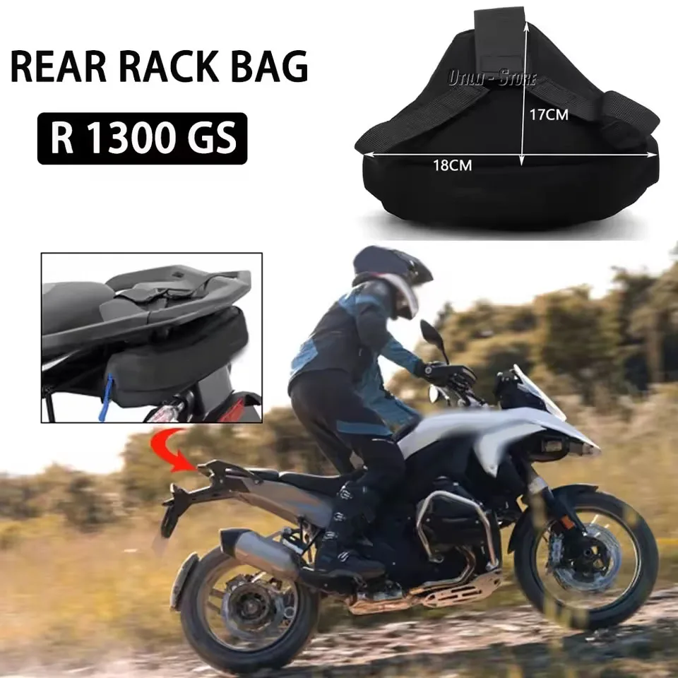 

Motorcycle Waterproof Pannier Trunk Bags Back Rack Rear Seat Luggage Bag For BMW R1300GS R 1300 GS R1300 GS r1300gs 2023 2024