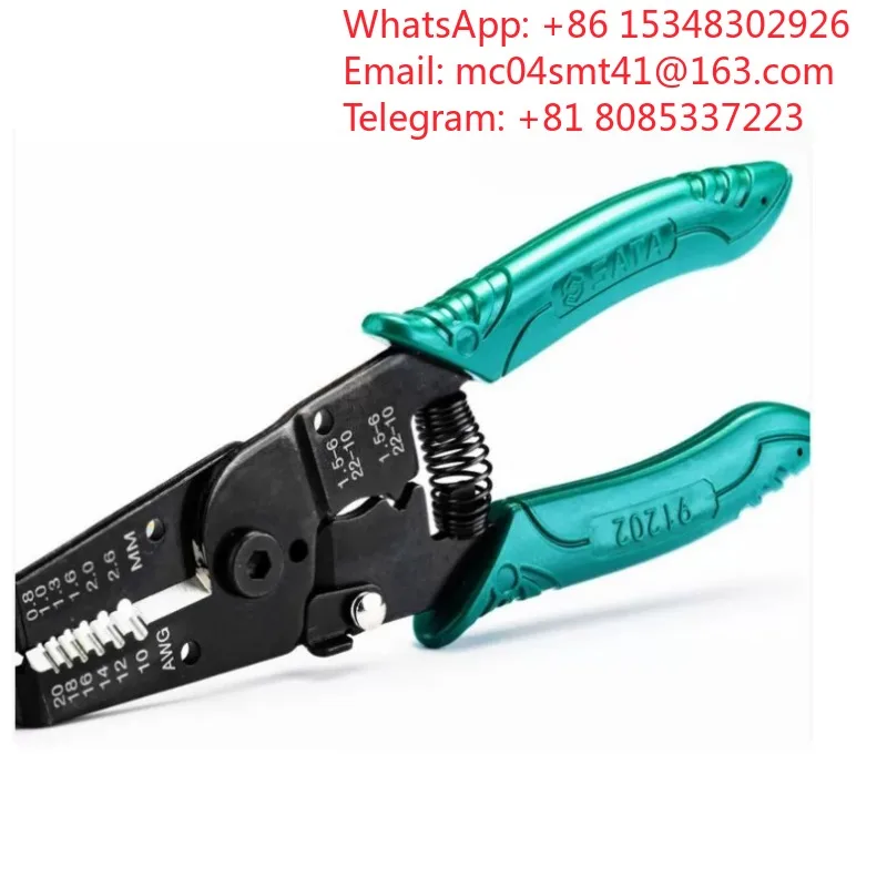 1PC 91202 Edge‑Type Wire Stripping Pliers 7‑Inch Hand Tool For Electric Cable Processing Circuit Maintenance Hardware Spare